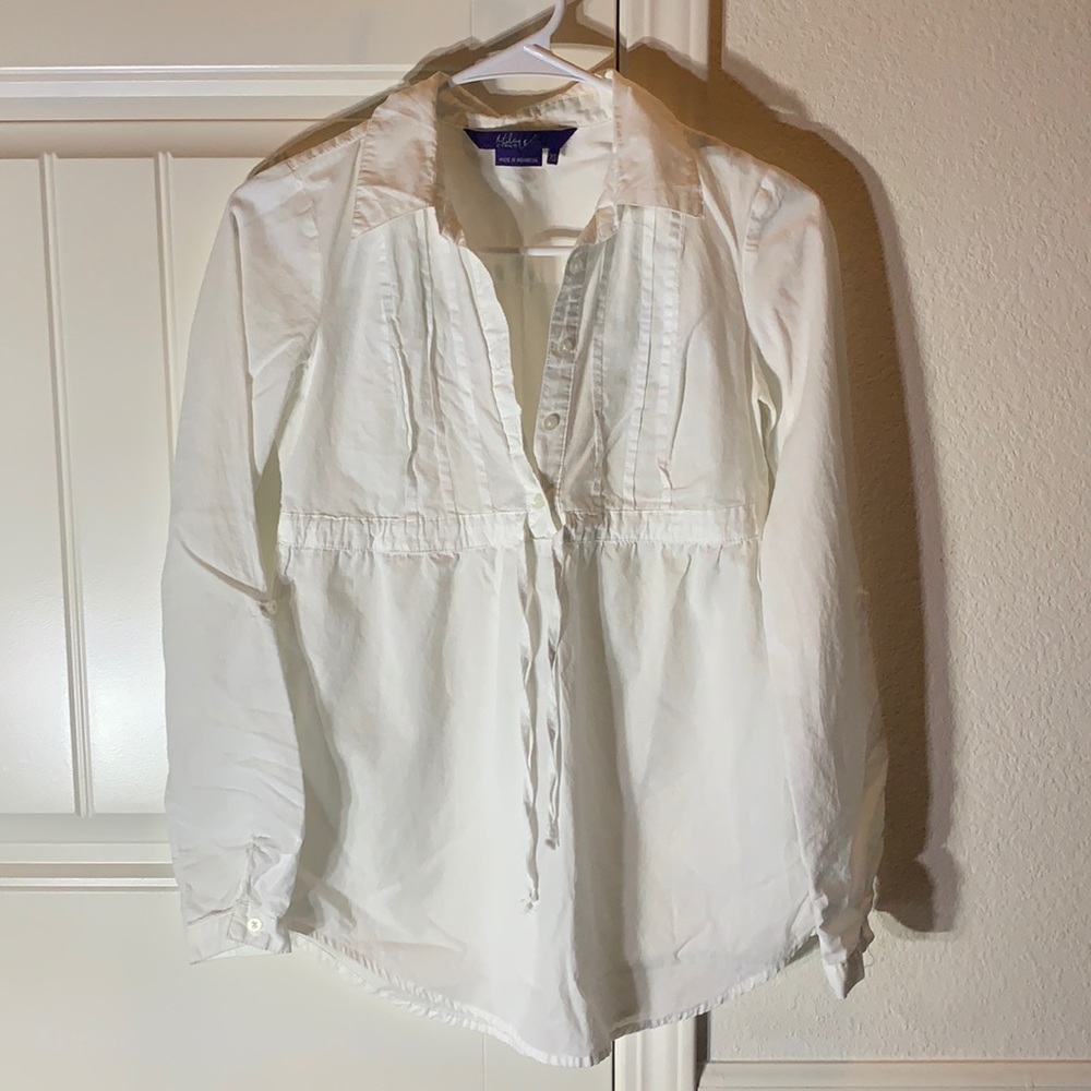 Miley Cyrus max azria women’s top white